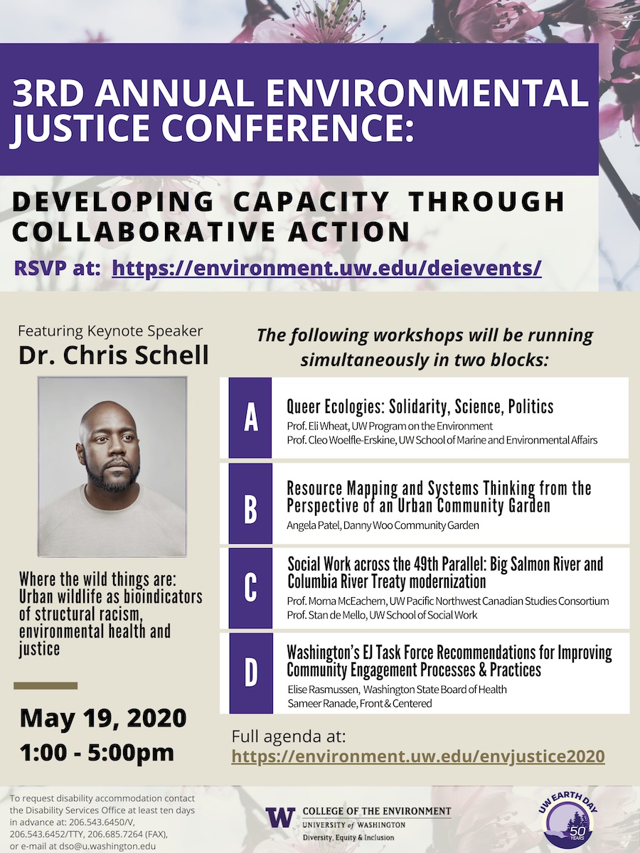 Join the Environmental Justice Conference online In Our Nature
